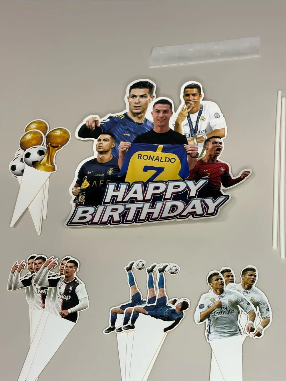 Birthday Cake Toppers - Soccer Ronaldo